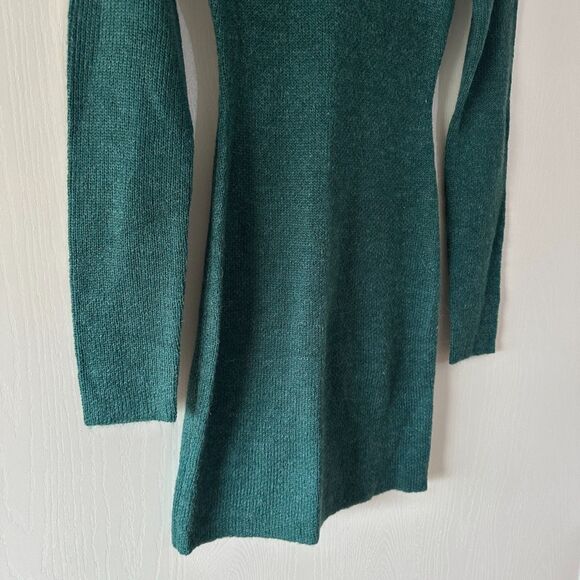 Atoir Womens Mohair Cut Out Back Miaa Sweater Mini Dress Emerald Green Sz XS NWT - Picture 4 of 8